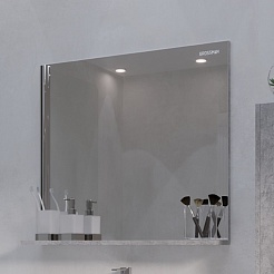 Grossman Мебель для ванной Эдванс 80 GR-3020 подвесная цемент светлый – фотография-8